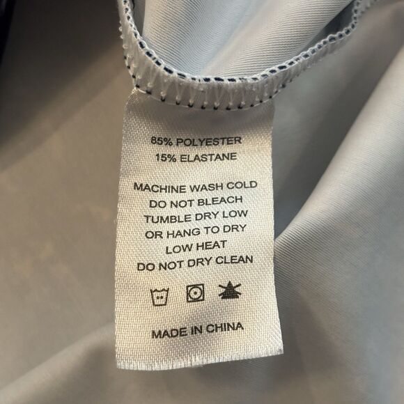 Smith & Quinn Polo Shirt Mens XXL Bogeys All Over Print Pattern Blue Graphic - Picture 6 of 7